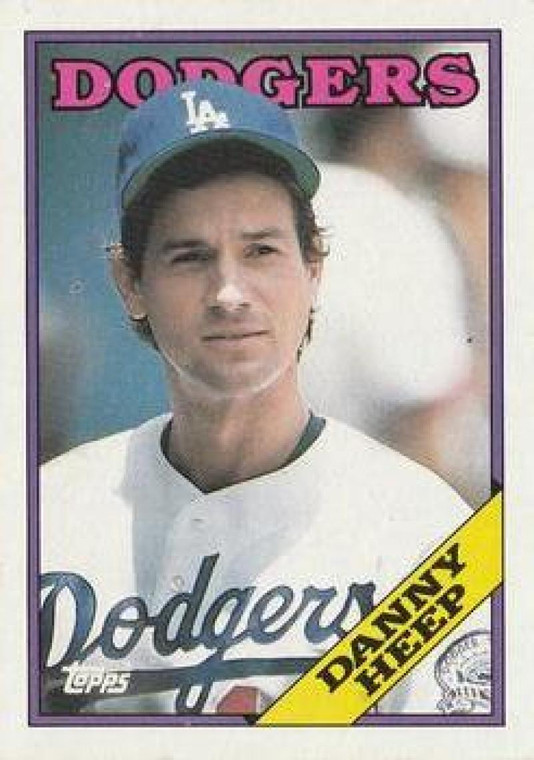 1988 Topps #753 Danny Heep NM-MT Los Angeles Dodgers 