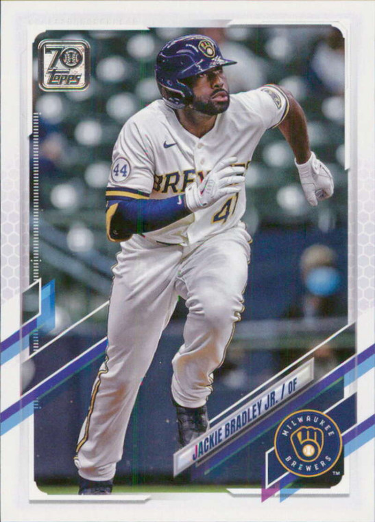2021 Topps Update #US111 Jackie Bradley Jr. NM-MT  Milwaukee Brewers 