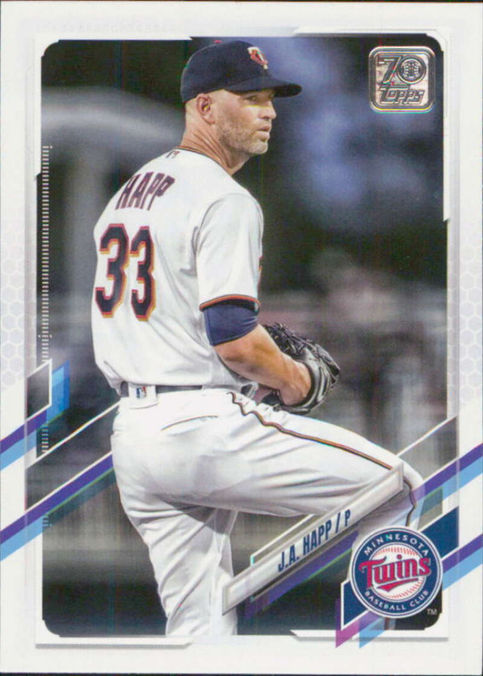 2021 Topps Update #US126 J.A. Happ NM-MT  Minnesota Twins 