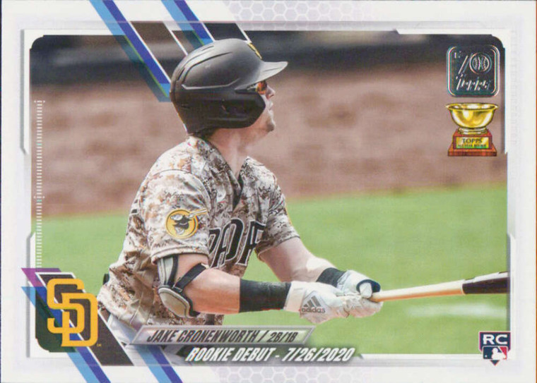2021 Topps Update #US143 Jake Cronenworth Rookie Debut NM-MT  San Diego Padres 