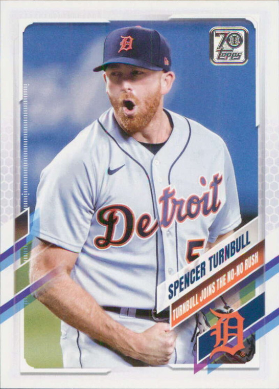 2021 Topps Update #US163 Spencer Turnbull Season Highlight NM-MT  Detroit Tigers 