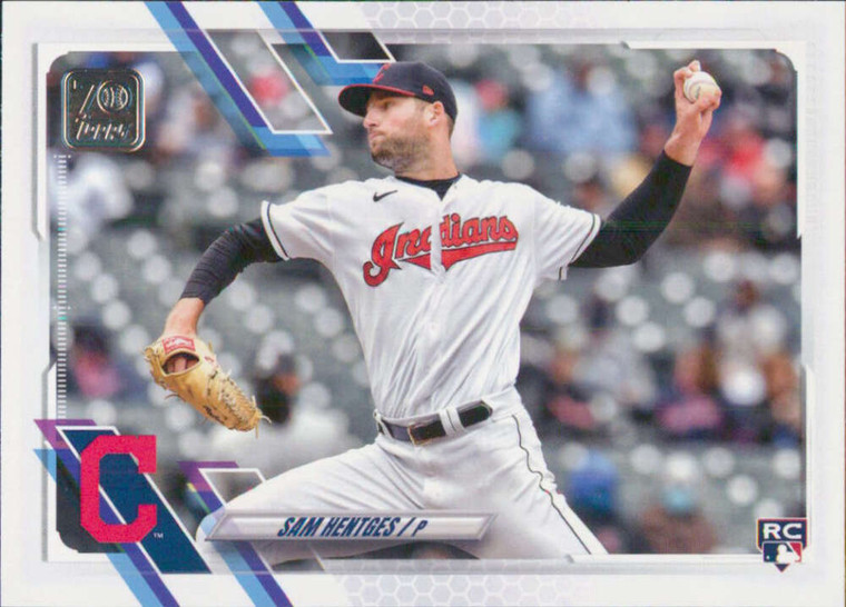 2021 Topps Update #US173 Sam Hentges NM-MT  RC Rookie Cleveland Indians 