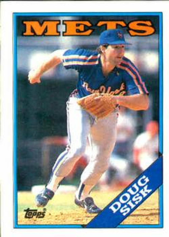 1988 Topps #763 Doug Sisk NM-MT New York Mets 