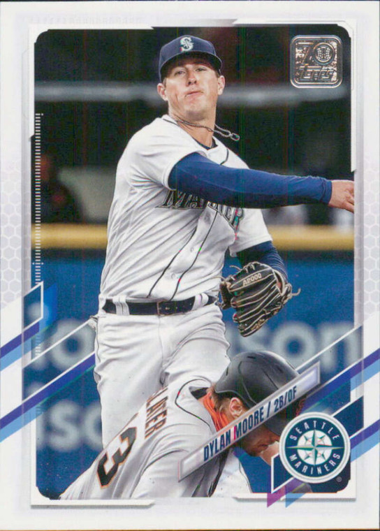 2021 Topps Update #US228 Dylan Moore NM-MT  Seattle Mariners 
