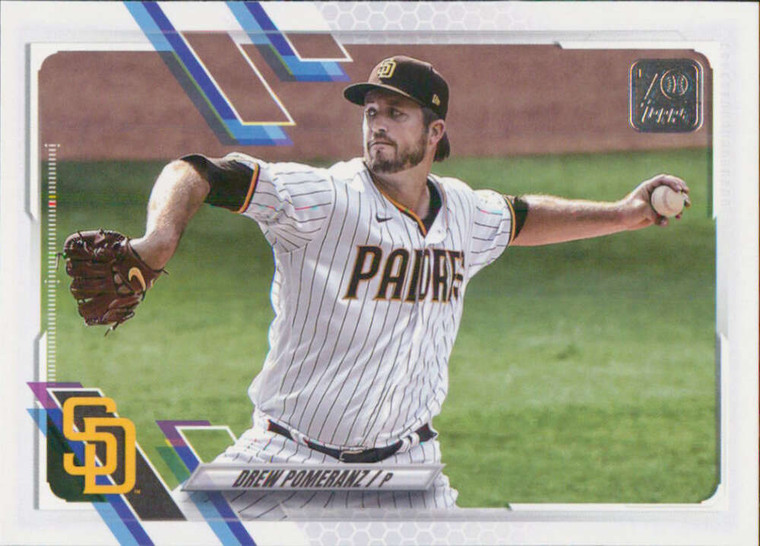 2021 Topps Update #US235 Drew Pomeranz NM-MT  San Diego Padres 