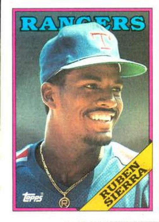 1988 Topps #771 Ruben Sierra NM-MT Texas Rangers 