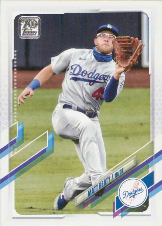 2021 Topps Update #US294 Matt Beaty NM-MT  Los Angeles Dodgers 