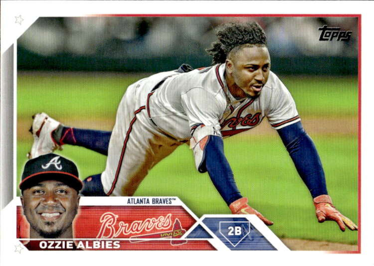 2023 Topps #81 Ozzie Albies NM-MT  Atlanta Braves 