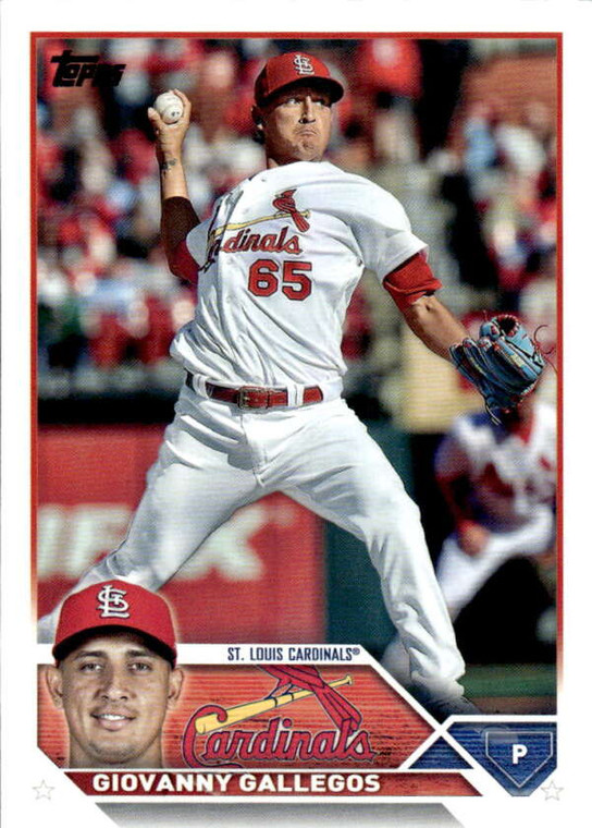 2023 Topps #13 Giovanny Gallegos NM-MT  St. Louis Cardinals 