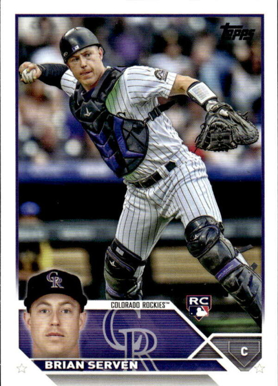 2023 Topps #41 Brian Serven NM-MT  RC Rookie Colorado Rockies 