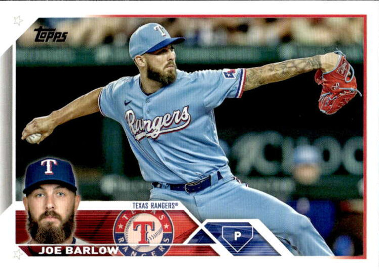 2023 Topps #139 Joe Barlow NM-MT  Texas Rangers 