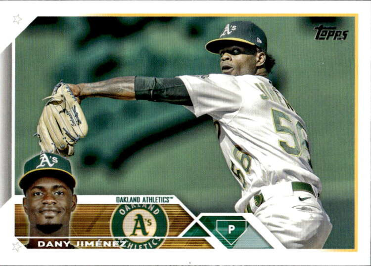 2023 Topps #164 Dany Jimenez NM-MT  Oakland Athletics 