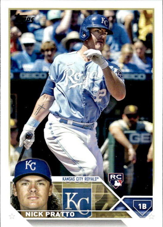 2023 Topps #182 Nick Pratto NM-MT  RC Rookie Kansas City Royals 