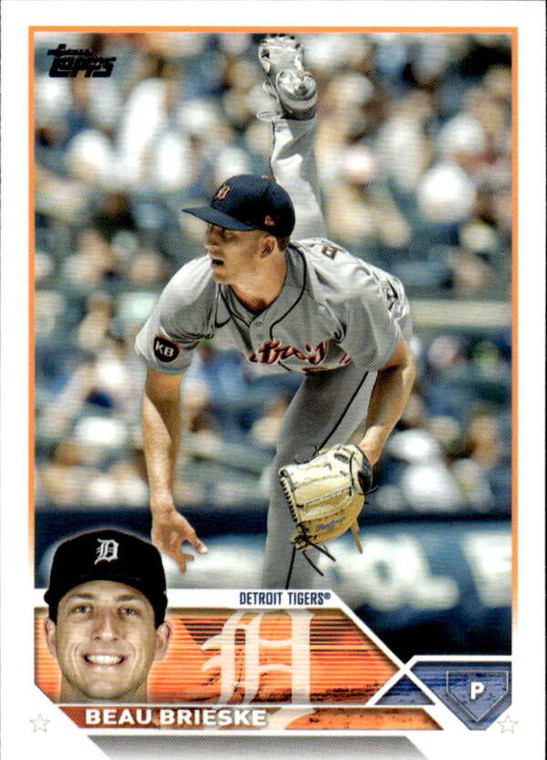 2023 Topps #184 Beau Brieske NM-MT  Detroit Tigers 