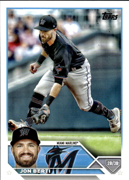 2023 Topps #72 Jon Berti NM-MT  Miami Marlins 