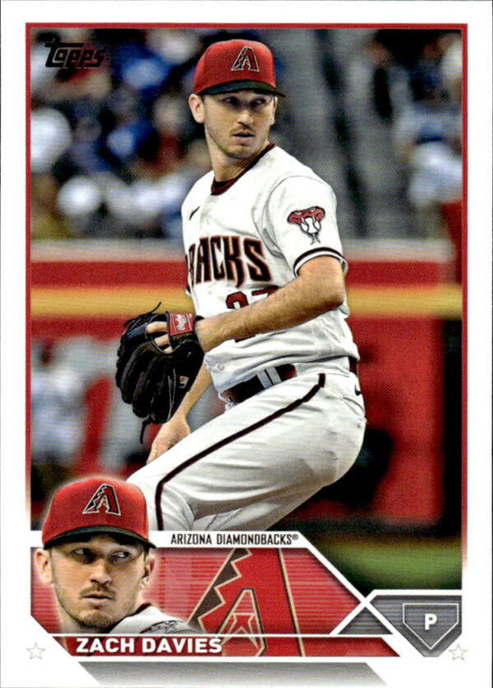 2023 Topps #123 Zach Davies NM-MT  Arizona Diamondbacks 