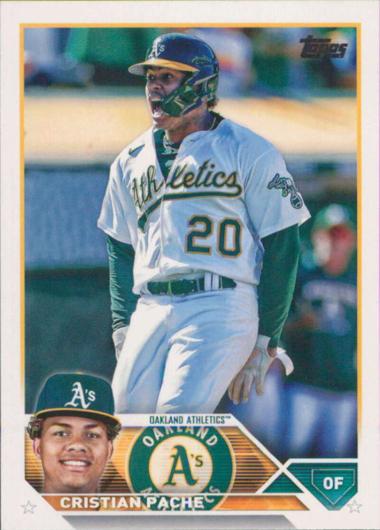 2023 Topps #296 Cristian Pache NM-MT  Oakland Athletics 
