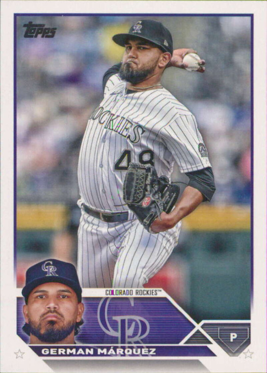 2023 Topps #325 German Marquez NM-MT  Colorado Rockies 