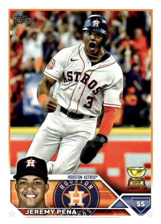 SOLD 165410 2023 Topps #347 Jeremy Pena NM-MT  Houston Astros 