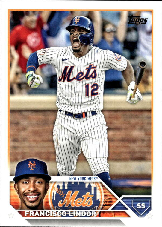 2023 Topps #450 Francisco Lindor NM-MT  New York Mets 