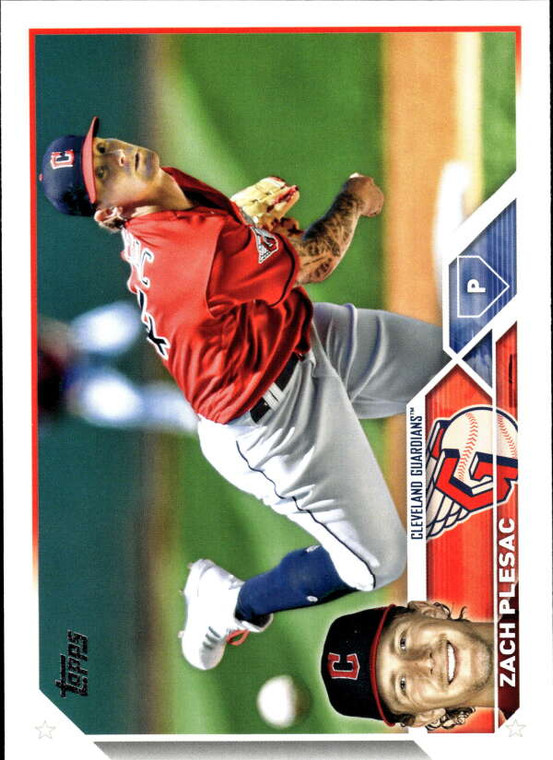 2023 Topps #476 Zach Plesac NM-MT  Cleveland Guardians 