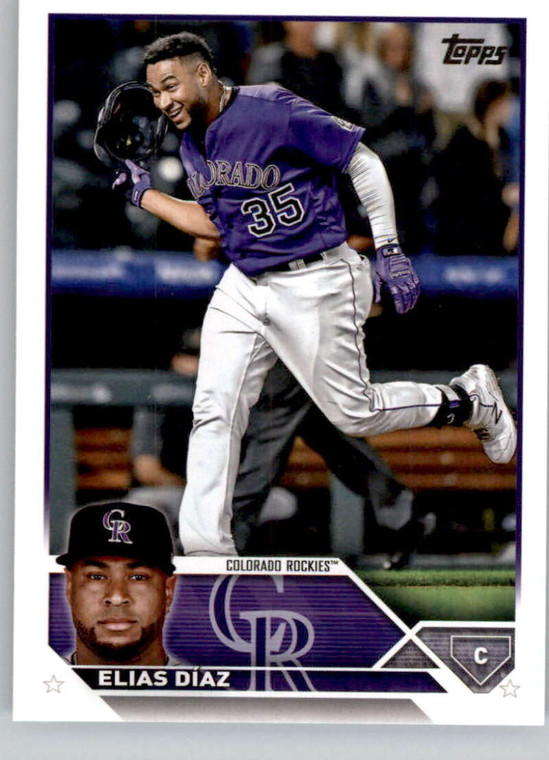 2023 Topps #648 Elias Diaz NM-MT  Colorado Rockies 