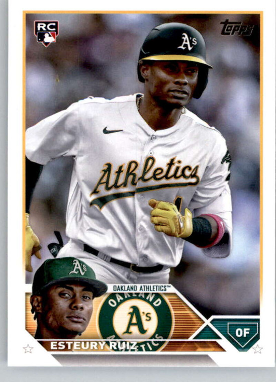 2023 Topps #650 Esteury Ruiz NM-MT  RC Rookie Oakland Athletics 