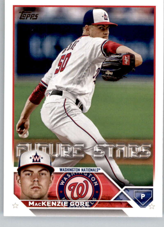 2023 Topps #629 MacKenzie Gore NM-MT  Washington Nationals 