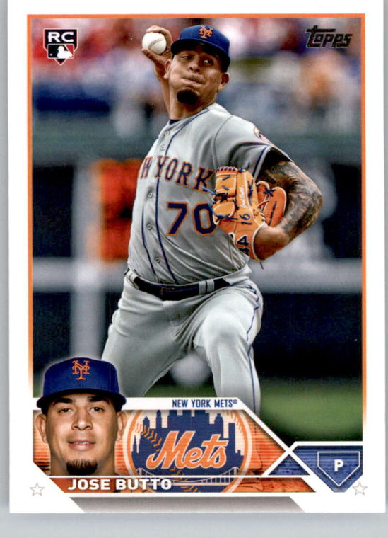 2023 Topps #615 Jose Butto NM-MT  RC Rookie New York Mets 