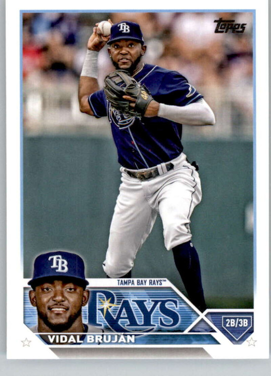 2023 Topps #613 Vidal Brujan NM-MT  Tampa Bay Rays 