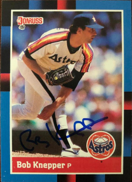 Bob Knepper Autographed 1988 Donruss #138