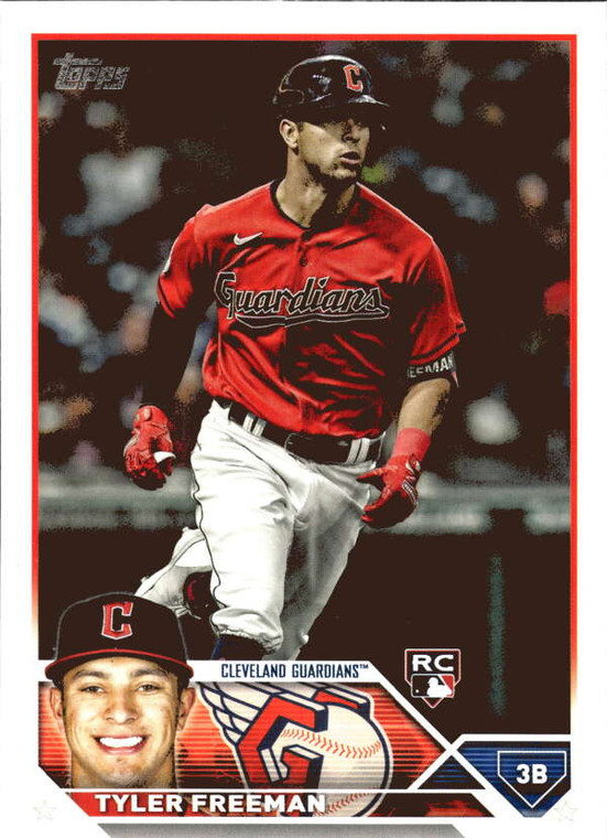 2023 Topps #462 Tyler Freeman NM-MT  RC Rookie Cleveland Guardians 