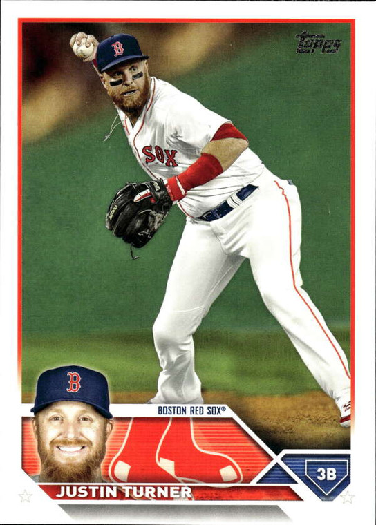 2023 Topps #403 Justin Turner NM-MT  Boston Red Sox 