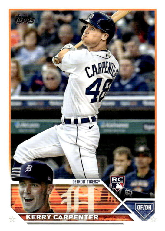 2023 Topps #394 Kerry Carpenter NM-MT  RC Rookie Detroit Tigers 