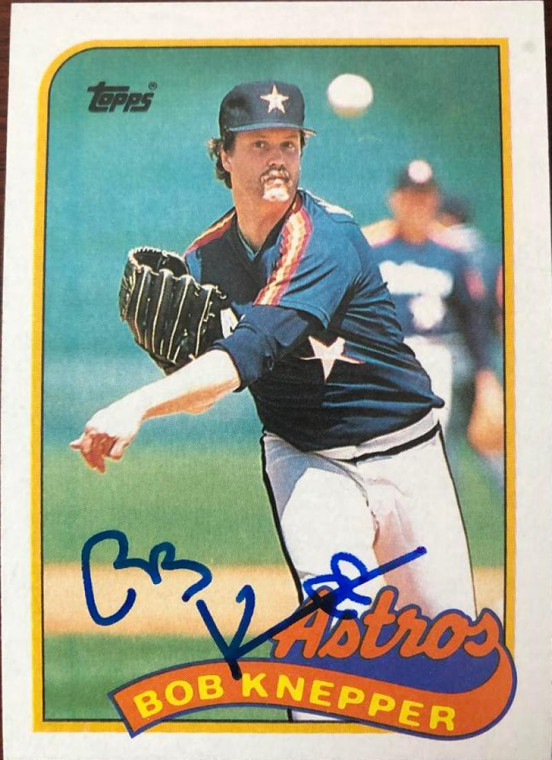 Bob Knepper Autographed 1989 Topps #280