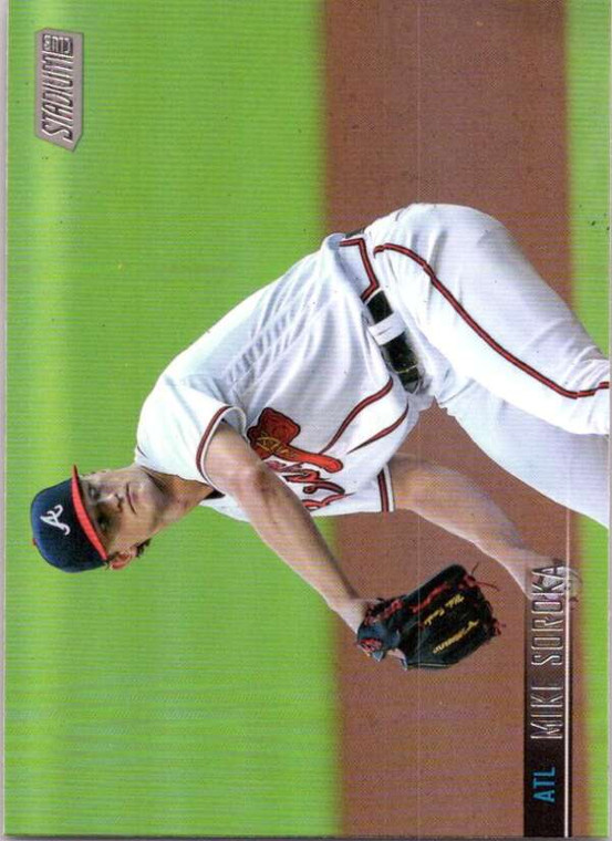 2021 Stadium Club #73 Mike Soroka NM-MT Atlanta Braves 