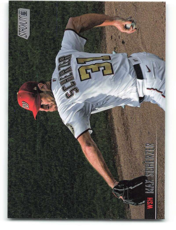 2021 Stadium Club #90 Max Scherzer NM-MT Washington Nationals 