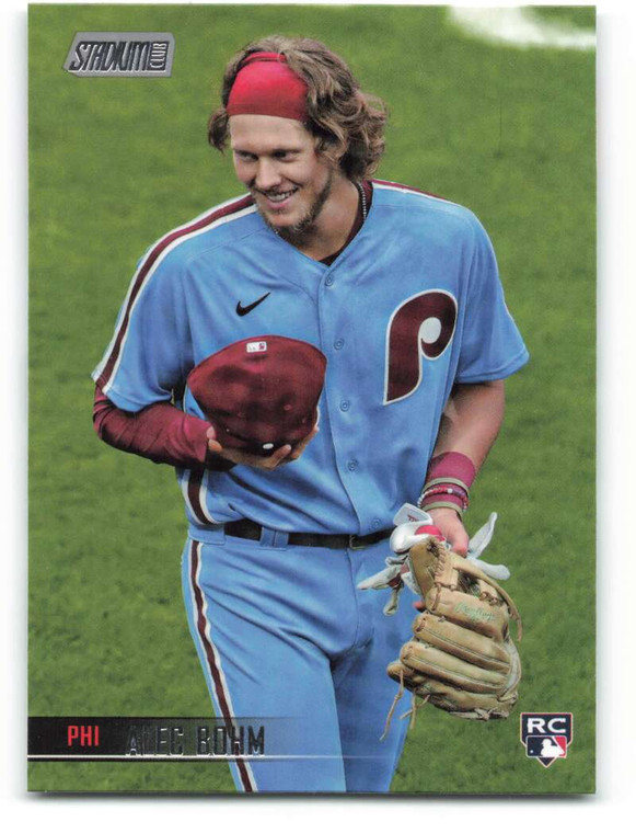 2021 Stadium Club #112 Alec Bohm NM-MT RC Rookie Philadelphia Phillies 