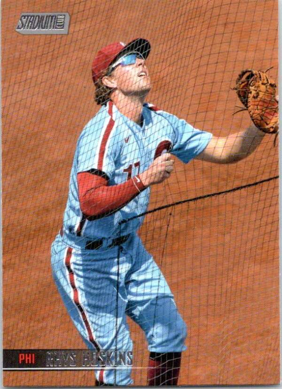 2021 Stadium Club #124 Rhys Hoskins NM-MT Philadelphia Phillies 