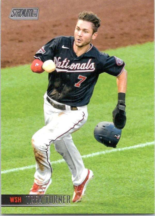 2021 Stadium Club #130 Trea Turner NM-MT Washington Nationals 