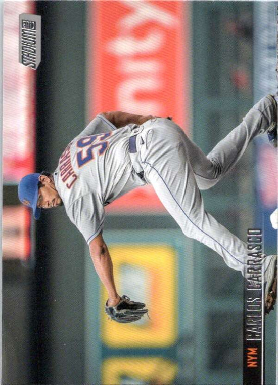 2021 Stadium Club #131 Carlos Carrasco NM-MT New York Mets 