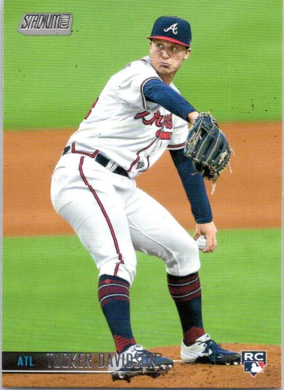 2021 Stadium Club #193 Tucker Davidson NM-MT RC Rookie Atlanta Braves 