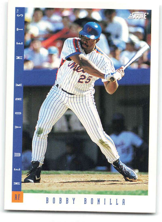 1993 Score #8 Bobby Bonilla NM-MT  New York Mets 