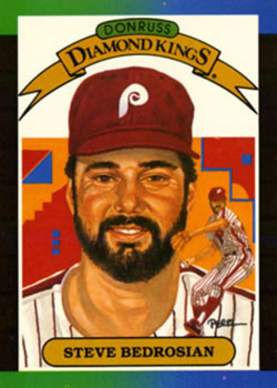 1989 Donruss #24 Steve Bedrosian DK NM-MT Philadelphia Phillies 