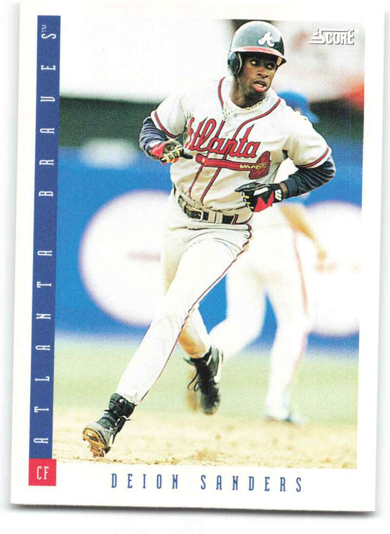 SOLD 166148 1993 Score #123 Deion Sanders NM-MT  Atlanta Braves 