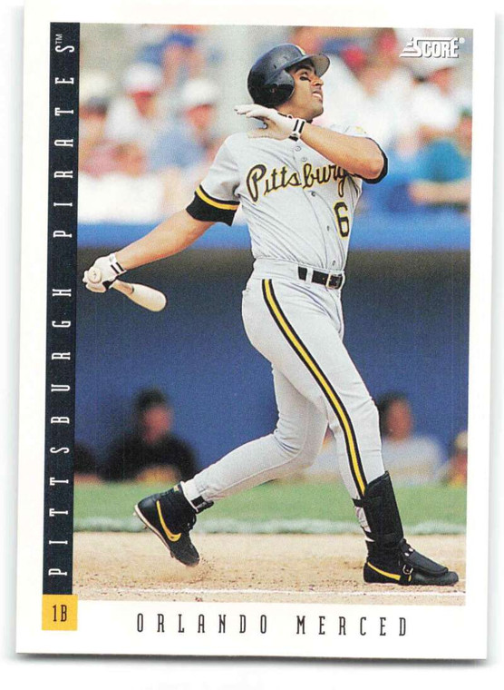 1993 Score #137 Orlando Merced NM-MT  Pittsburgh Pirates 