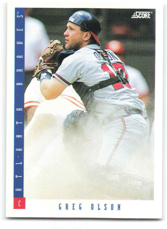 1993 Score #209 Greg Olson NM-MT  Atlanta Braves 