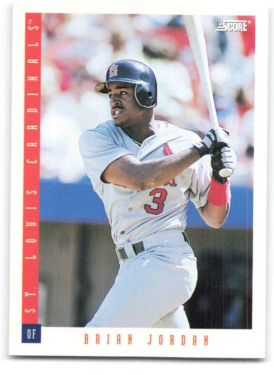 1993 Score #217 Brian Jordan NM-MT  St. Louis Cardinals 