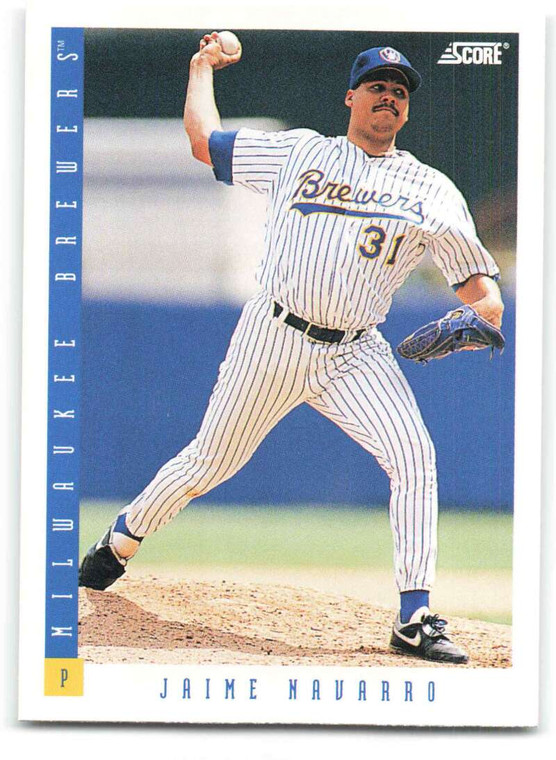 1993 Score #218 Jaime Navarro NM-MT  Milwaukee Brewers 