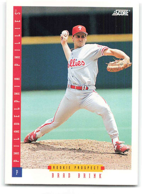 1993 Score #224 Brad Brink NM-MT  Philadelphia Phillies 